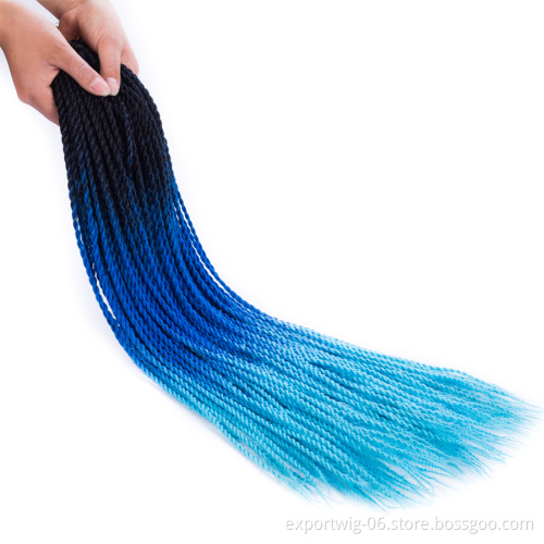 24 inch Senegalese Twist Crochet Braid Hair Twist Wholesale Braiding Synthetic Hair Extension